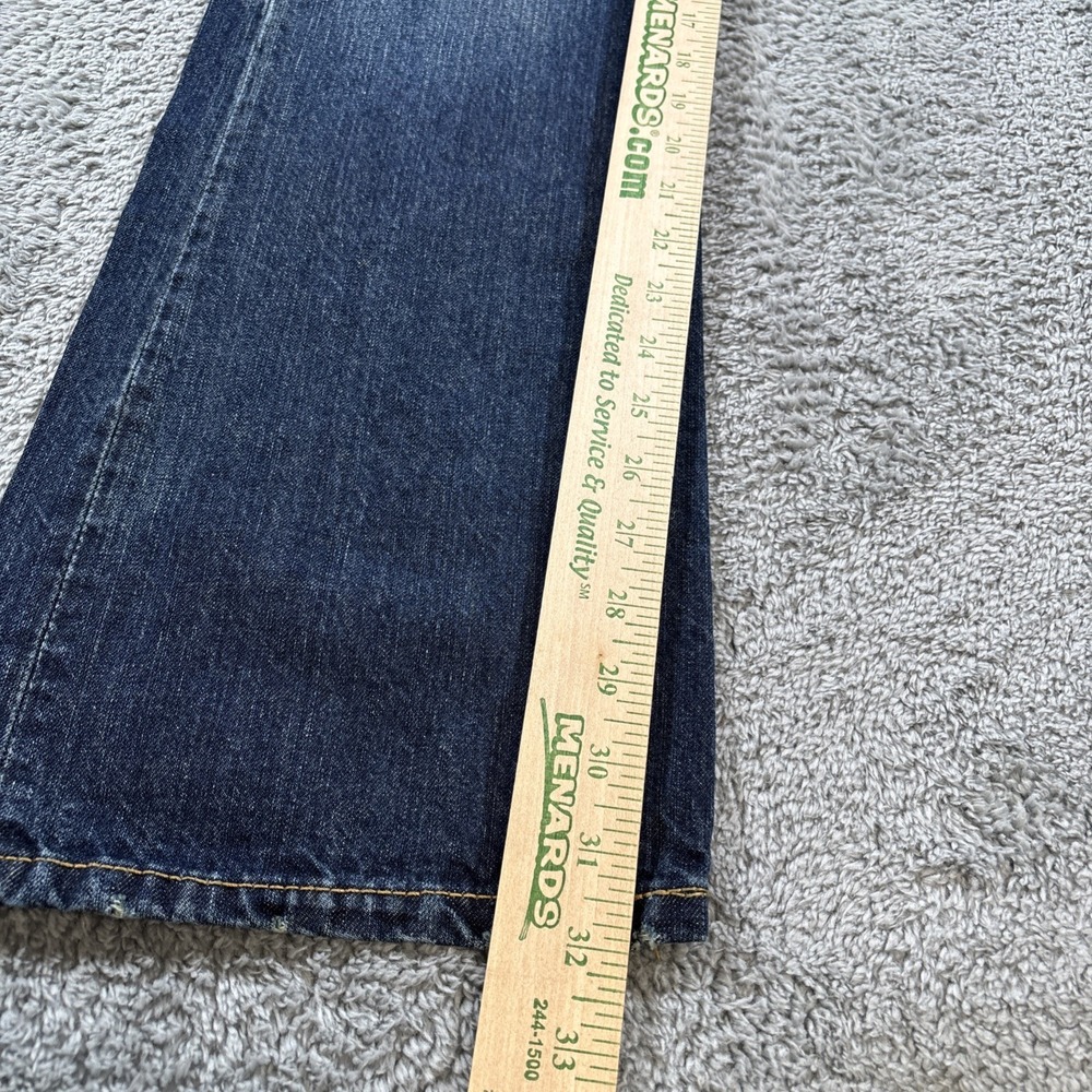 Aeropostale Driggs Slim Bootcut Jeans Mens Sz 31x32 Distressed Blue Denim Cotton - Picture 8 of 14